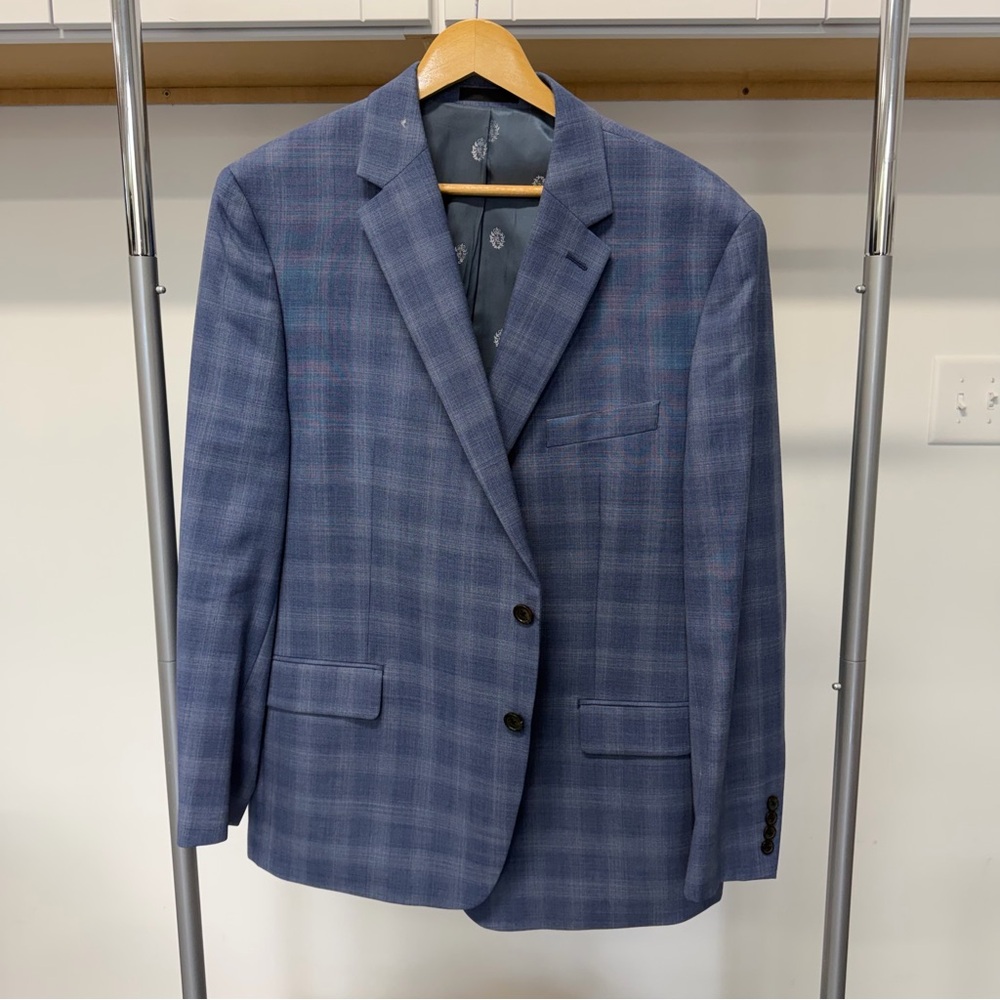 Ralph Lauren Blue Plaid Sport Coat